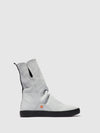 Zip Up Boots SIAH663SOF WHITE